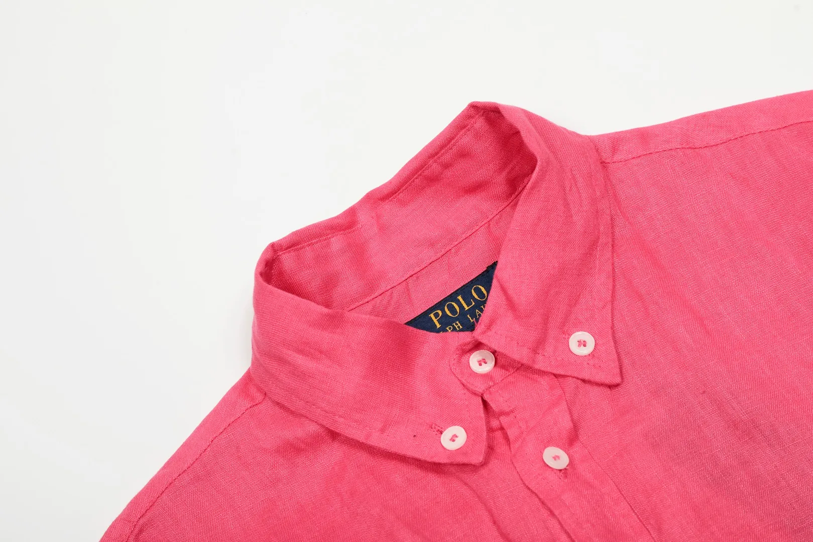P300 Top Quality" Style Number: 8001# [Ralph Lauren Paul Pony Linen Basic Couple Style Shirt Long Sleeve] ✅Ralph Lauren Paul Small Label War Horse 100% Pure Linen Classic Basic Four Seasons Shirt Long Sleeve ✅A must-have item for the lazy style. The upper body has a retro and fresh feeling. ✅100% pure linen 280g 32 count fabric. Washed, retro and textured. ✅Dedicated to platform live broadcast. Wholesale entity ✅Simple and easy to match, light American old money style, the upper body is super great, ✅Standard for all seasons, worn alone/inner, it is a must-have for YYDS couples wardrobe. Size: S-XL Color: Black, White, Navy, Khaki, Pink, Yellow, Red, Colorful Blue, Light Blue, Rose Red